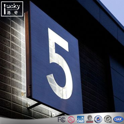 Custom Acrylic LED House Numbers Sign,Acrylic Numbers for Sign